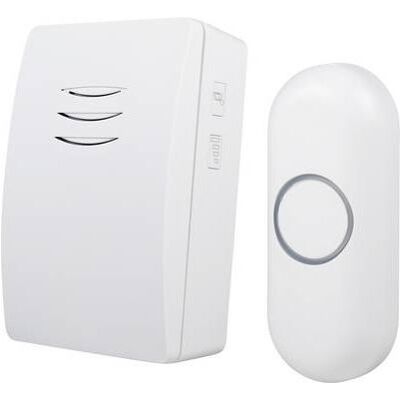 Kit de sonnette sans fil Byron - 36 mélodies, 100 m, IP44 - Publicité Kit de sonnette sans fil Byron - 36 mélodies, 100 m, IP44 - Publicité