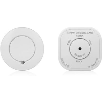 Ensemble de détecteurs de fumée et monoxyde de carbone Smartwares SH8-99111 - Publicité Ensemble de détecteurs de fumée et monoxyde de carbone Smartwares SH8-99111 - Publicité
