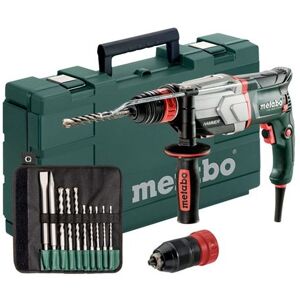 Metabo UHE 2660-2 Quick Set SDS-Plus-Marteau-burineur, Marteau perforateur, Marteau combiné 800 W + mallette, + accessoires - Publicité