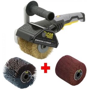 Non communiqué FARTOOLS Rénovateur REX120C brosse lanieres abrasives et fibre synthétique Pour bois - Publicité Non communiqué FARTOOLS Rénovateur REX120C brosse lanieres abrasives et fibre synthétique Pour bois - Publicité