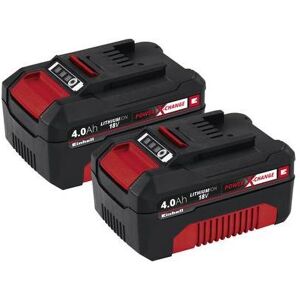 Einhell PXC-Twinpack 4 Ah Power X-Change 4511489 Batterie pour outil 18 V 4.0 Ah Li-Ion - Publicité