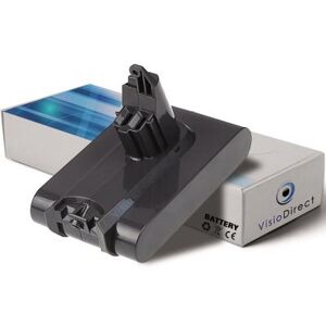 Batterie pour Dyson V6 Fluffy 21.6V 1500mAh - Visiodirect - - Publicité Batterie pour Dyson V6 Fluffy 21.6V 1500mAh - Visiodirect - - Publicité