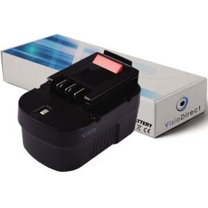 Batterie type A144EX pour Black et Decker 3000mAh 14.4V - Visiodirect - - Publicité Batterie type A144EX pour Black et Decker 3000mAh 14.4V - Visiodirect - - Publicité