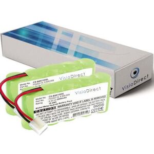 Lot de 2 batteries pour Bosch Somfy D14 volet roulant 2000mAh 6V - Visiodirect - - Publicité Lot de 2 batteries pour Bosch Somfy D14 volet roulant 2000mAh 6V - Visiodirect - - Publicité