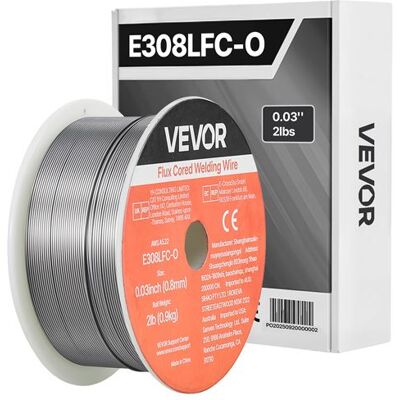 Non communiqué VEVOR Fil Fourré sans Gaz Fil Soudage MIG E308LFC-O 0,8 mm 0,9 kg Acier Inox - Publicité Non communiqué VEVOR Fil Fourré sans Gaz Fil Soudage MIG E308LFC-O 0,8 mm 0,9 kg Acier Inox - Publicité