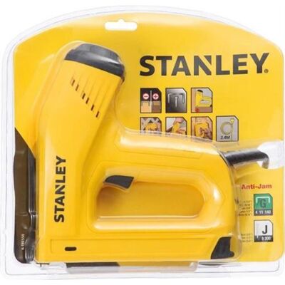 Non communiqué Agrafeuse électrique STANLEY 6TRE550 avec câble de 2 5 m pour agrafe de type G et clous d - Publicité Non communiqué Agrafeuse électrique STANLEY 6TRE550 avec câble de 2 5 m pour agrafe de type G et clous d - Publicité