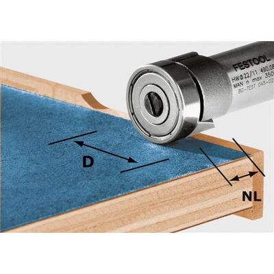 Fraise à affleurer FESTOOL HW HW/KLS D22/8-OFK pour fraiseuse OFK 500 - 490565 - Publicité Fraise à affleurer FESTOOL HW HW/KLS D22/8-OFK pour fraiseuse OFK 500 - 490565 - Publicité