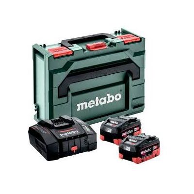 Kit de Batteries Metabo Basic-Set - 2 x 8 Ah LiHD + Chargeur Rapide - Publicité Kit de Batteries Metabo Basic-Set - 2 x 8 Ah LiHD + Chargeur Rapide - Publicité