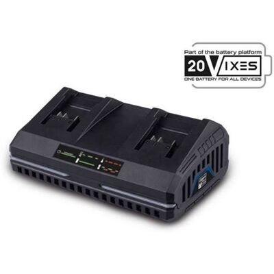 Non communiqué chargeur double 2.4A 20V - batterie universelle pour la gamme 20V IXES Multicolore - Publicité Non communiqué chargeur double 2.4A 20V - batterie universelle pour la gamme 20V IXES Multicolore - Publicité