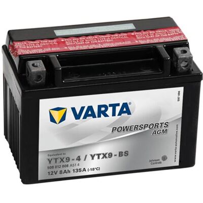 Batterie Varta Powersports AGM YTX9-BS - 12V 8Ah - Publicité Batterie Varta Powersports AGM YTX9-BS - 12V 8Ah - Publicité