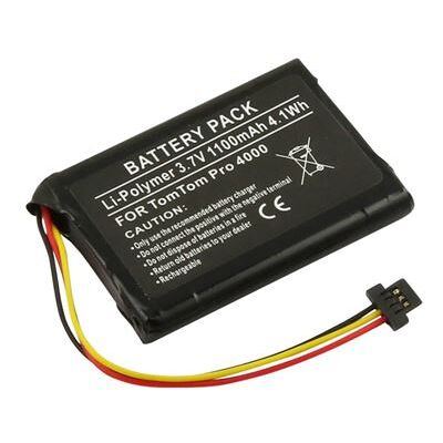 Non communiqué Batterie de Remplacement pour GPS TomTom Pro 4000 3,7V 1100mAh Li-Polymer Avizar Noir Noir - Publicité Non communiqué Batterie de Remplacement pour GPS TomTom Pro 4000 3,7V 1100mAh Li-Polymer Avizar Noir Noir - Publicité