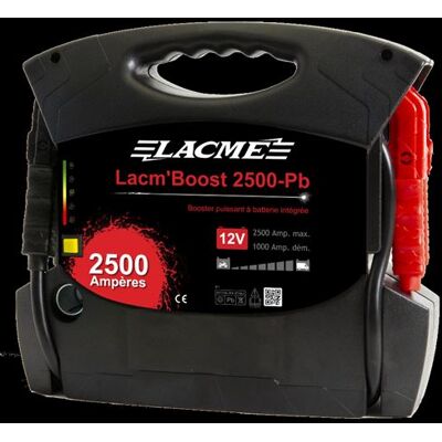 Lacme Lac'Boost 2500-PB Batterie et Chargeur - 12V 2500A - Publicité Lacme Lac'Boost 2500-PB Batterie et Chargeur - 12V 2500A - Publicité