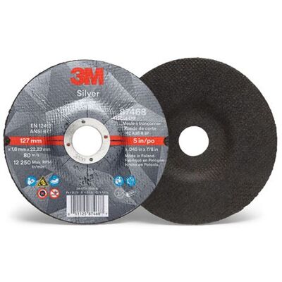 Disque de coupe 3M Silver T41 - Métal, Grain 36+ - Publicité Disque de coupe 3M Silver T41 - Métal, Grain 36+ - Publicité