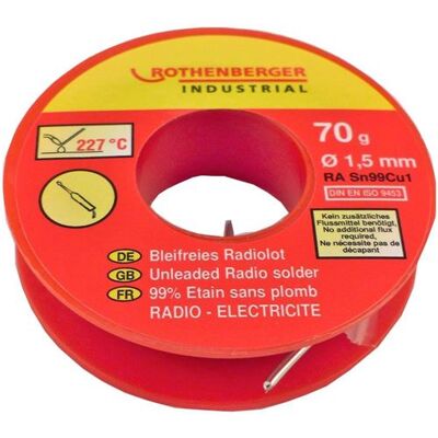 Rothenberger - Fil de soudure 1,5 mm 70 g - Publicité Rothenberger - Fil de soudure 1,5 mm 70 g - Publicité