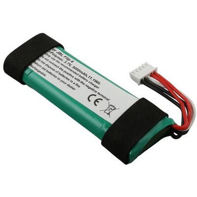 Non communiqué Batterie pour Enceinte JBL Flip 4 Li-Polymer 3.7V 3000mAh 11.1Wh Avizar Vert Vert - Publicité Non communiqué Batterie pour Enceinte JBL Flip 4 Li-Polymer 3.7V 3000mAh 11.1Wh Avizar Vert Vert - Publicité