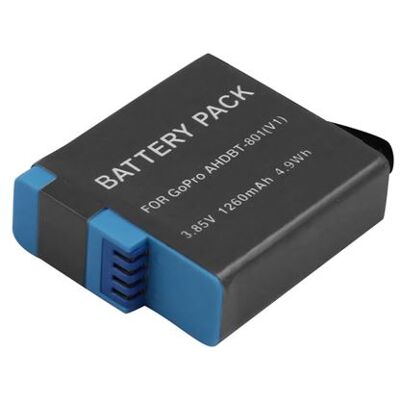 Non communiqué Batterie pour Caméra GoPro Hero 8 Li-ion 3.85V 1260mAh 4.9Wh Avizar Noir Noir - Publicité Non communiqué Batterie pour Caméra GoPro Hero 8 Li-ion 3.85V 1260mAh 4.9Wh Avizar Noir Noir - Publicité