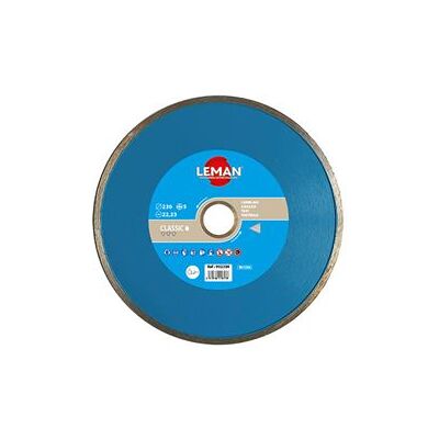Disque diamant Leman D. 125 x 1,9 x 22,23 mm - HT - 5 mm Carrelage - Publicité Disque diamant Leman D. 125 x 1,9 x 22,23 mm - HT - 5 mm Carrelage - Publicité