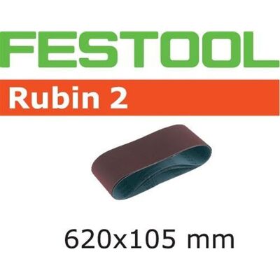 Boite de 10 Bandes abrasives 620 x 105 RU2 FESTOOL - P80 - 499151 - Publicité Boite de 10 Bandes abrasives 620 x 105 RU2 FESTOOL - P80 - 499151 - Publicité