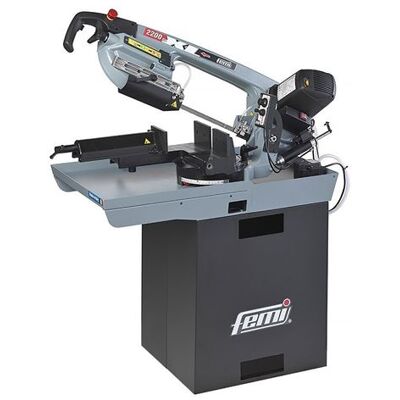 Scie à ruban pour métal Femi avec descente automatique - Ø175mm - lame de 2140mm - Publicité Scie à ruban pour métal Femi avec descente automatique - Ø175mm - lame de 2140mm - Publicité