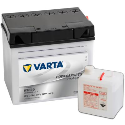 Batterie Moto Varta 30Ah 12V PowerSports Freshpack - Publicité Batterie Moto Varta 30Ah 12V PowerSports Freshpack - Publicité