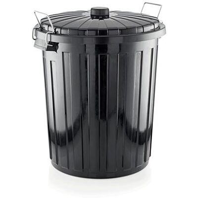 WAS Germany - Poubelle 55L Polypropylène avec couvercle & clips - Publicité WAS Germany - Poubelle 55L Polypropylène avec couvercle & clips - Publicité