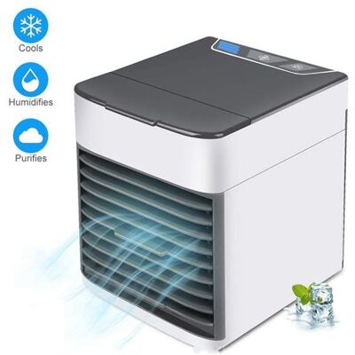 Non communiqué YOKULI - Mini Ventilateur & Climatiseur Portable - Blanc Blanc - Publicité Non communiqué YOKULI - Mini Ventilateur & Climatiseur Portable - Blanc Blanc - Publicité