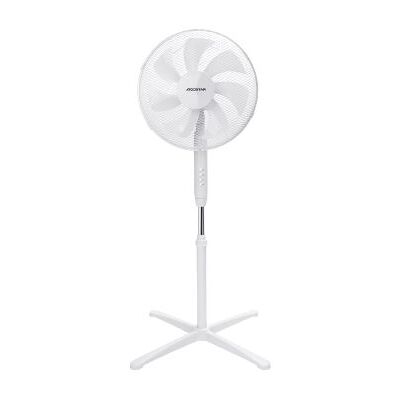 Non communiqué Aigostar Ventilateur sur Pied, 3 Vitesses, 7 Pales, Oscillation 75°, Stable et Silencieux, Hauteur réglable 108-125cm, 55W, Blanc Blanc - Publicité Non communiqué Aigostar Ventilateur sur Pied, 3 Vitesses, 7 Pales, Oscillation 75°, Stable et Silencieux, Hauteur réglable 108-125cm, 55W, Blanc Blanc - Publicité