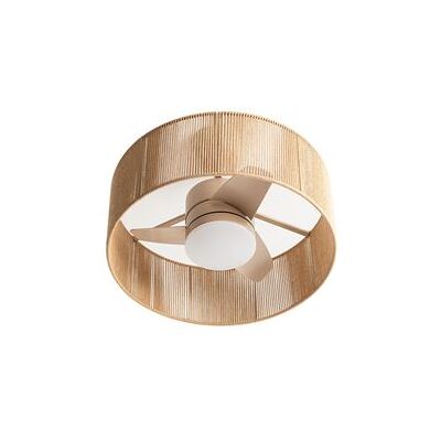 Non communiqué WIND LAMP WOVEN Ventilateur de plafond silencieux 25 W avec éclairage LED Ø 55 cm - Publicité Non communiqué WIND LAMP WOVEN Ventilateur de plafond silencieux 25 W avec éclairage LED Ø 55 cm - Publicité