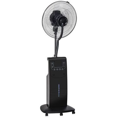 HOMCOM Ventilateur brumisateur silencieux - 90 W - Télécommande - Minuterie - Publicité HOMCOM Ventilateur brumisateur silencieux - 90 W - Télécommande - Minuterie - Publicité
