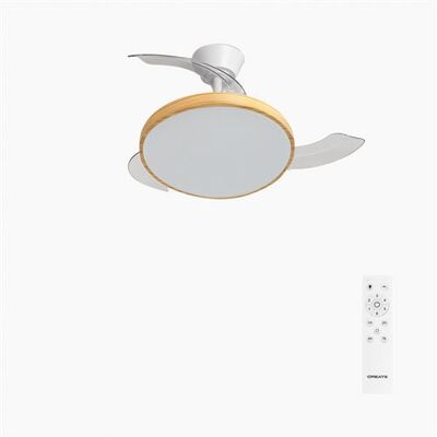Non communiqué WIND CLEAR STUDIO S - Ventilateur de plafond 40W silencieux avec pales rétractables et eclaraige LED, Ø91cm avec eclaraige sans wifi Transparent - Publicité Non communiqué WIND CLEAR STUDIO S - Ventilateur de plafond 40W silencieux avec pales rétractables et eclaraige LED, Ø91cm avec eclaraige sans wifi Transparent - Publicité