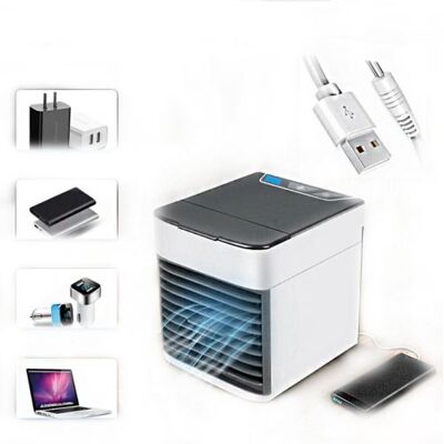 Non communiqué Mini ventilateur USB Charge refroidisseur d'air Portable climatiseur - Publicité Non communiqué Mini ventilateur USB Charge refroidisseur d'air Portable climatiseur - Publicité