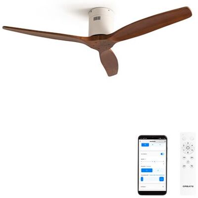 Non communiqué WIND CALM NATURAL WOOD M - Ventilateur de plafond 40W silencieux 100% bois sans eclaraige avec wifi Bois sombre - Publicité Non communiqué WIND CALM NATURAL WOOD M - Ventilateur de plafond 40W silencieux 100% bois sans eclaraige avec wifi Bois sombre - Publicité