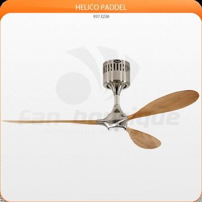 FARO Ventilateur de plafond moderne avec pales hêtre massif chrome, télécommande , HELICO PADDEL BN-BU CASAFAN Chrome - Publicité FARO Ventilateur de plafond moderne avec pales hêtre massif chrome, télécommande , HELICO PADDEL BN-BU CASAFAN Chrome - Publicité