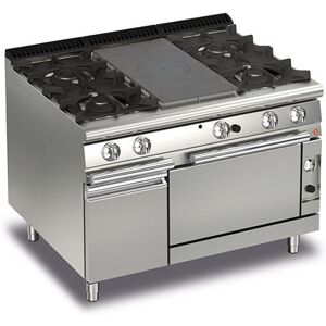 Four à gaz Baron P 700 - 4 brûleurs, 1/2 plaque - 33,5 kW - Industriel - Publicité Four à gaz Baron P 700 - 4 brûleurs, 1/2 plaque - 33,5 kW - Industriel - Publicité