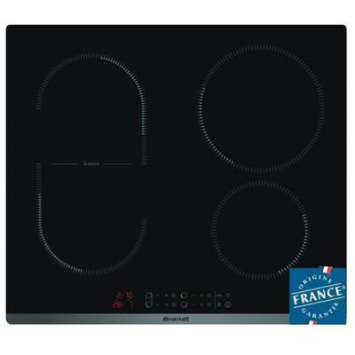 Brandt BPI6427B - Table de cuisson à induction - 4 plaques de cuisson - Niche - largeur : 56 cm - profondeur : 49 cm - avec garniture avant en acier inoxydable - noir Noir - Publicité Brandt BPI6427B - Table de cuisson à induction - 4 plaques de cuisson - Niche - largeur : 56 cm - profondeur : 49 cm - avec garniture avant en acier inoxydable - noir Noir - Publicité
