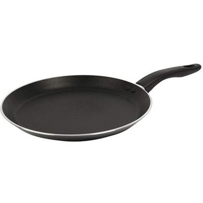 Crealys 506661 - Poêle à crêpes Palette Brume - Aluminium - 28cm - Gris - Publicité Crealys 506661 - Poêle à crêpes Palette Brume - Aluminium - 28cm - Gris - Publicité
