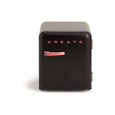 CREATE FRIDGE RETRO 48L - Réfrigérateur, Noir, 50 cm, 48L - Publicité CREATE FRIDGE RETRO 48L - Réfrigérateur, Noir, 50 cm, 48L - Publicité