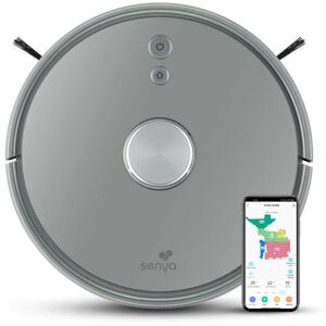 Non communiqué SENYA Aspirateur robot laser connecté - 230 min autonomie - Poils animaux - My Little Robot Laser Gris - Publicité Non communiqué SENYA Aspirateur robot laser connecté - 230 min autonomie - Poils animaux - My Little Robot Laser Gris - Publicité
