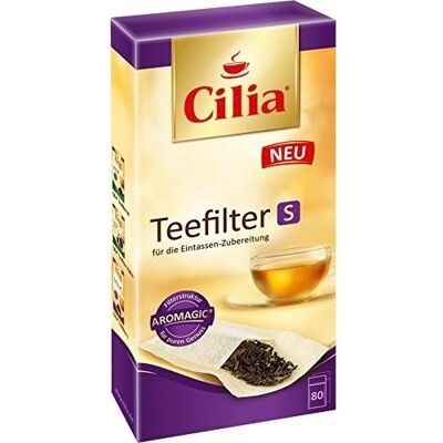 Melitta Cilia boîte de 80 filtres à thé - 6,8 x 2,4 x 13,7 cm - Publicité Melitta Cilia boîte de 80 filtres à thé - 6,8 x 2,4 x 13,7 cm - Publicité