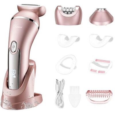 Non communiqué Epilateur + Rasoir pour femmes HATTEKER 3-en-1 Rose - Publicité Non communiqué Epilateur + Rasoir pour femmes HATTEKER 3-en-1 Rose - Publicité