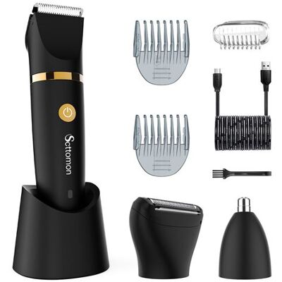 Non communiqué Tondeuse à Corps/Barbe/Nez-Oreilles SURKER Pour Hommes Étanche 3 en 1 - Publicité Non communiqué Tondeuse à Corps/Barbe/Nez-Oreilles SURKER Pour Hommes Étanche 3 en 1 - Publicité