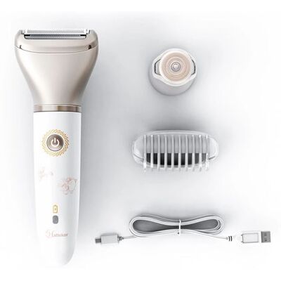 Non communiqué Rasoir électrique + épilateur HATTEKER 2in1 pour femmes - Publicité Non communiqué Rasoir électrique + épilateur HATTEKER 2in1 pour femmes - Publicité