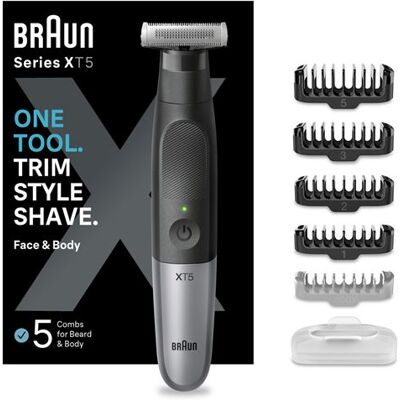 Non communiqué Braun - tondeuse à barbe series x xt5100 - avec rasoir pour le corps et le visage N/A - Publicité Non communiqué Braun - tondeuse à barbe series x xt5100 - avec rasoir pour le corps et le visage N/A - Publicité