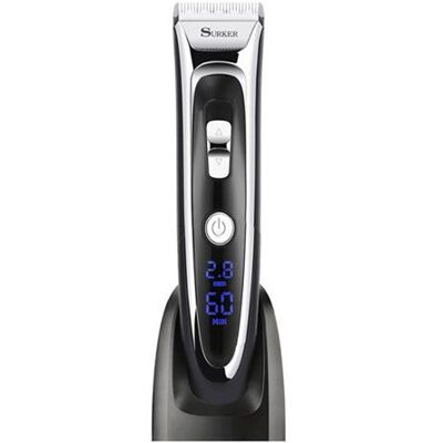 Non communiqué Tondeuse à Cheveux et Barbe SURKER Professionnelle Electrique Pour Homme,Sans Fil, Rechargeable, Ecran LCD Noir Noir - Publicité Non communiqué Tondeuse à Cheveux et Barbe SURKER Professionnelle Electrique Pour Homme,Sans Fil, Rechargeable, Ecran LCD Noir Noir - Publicité