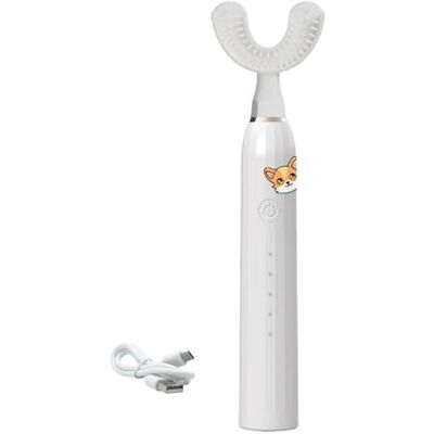 Brosse à dents électrique Y-Brush pour enfant KidsBrush Blanc Blanc - Publicité Brosse à dents électrique Y-Brush pour enfant KidsBrush Blanc Blanc - Publicité