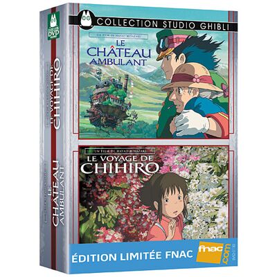 Ghibli Le Château ambulant - Le Voyage de Chihiro - Coffret - Edition Limitée Fnac - Publicité Ghibli Le Château ambulant - Le Voyage de Chihiro - Coffret - Edition Limitée Fnac - Publicité