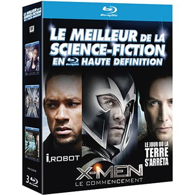 20th Century Fox X-Men : Le commencement - I, Robot - Le jour où la Terre s'arrêta - Coffret Blu-Ray - Publicité 20th Century Fox X-Men : Le commencement - I, Robot - Le jour où la Terre s'arrêta - Coffret Blu-Ray - Publicité
