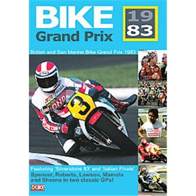 DVD du Grand Prix de San Marin et Grande-Bretagne 1983 - Freddie Spencer - Publicité DVD du Grand Prix de San Marin et Grande-Bretagne 1983 - Freddie Spencer - Publicité