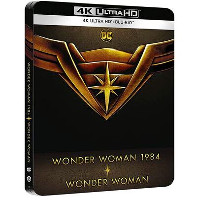 Warner Bros Wonder Woman (2017) + Wonder Woman 1984 (2020) (Steelbook) (Blu Ray 4K Ultra HD) - Publicité Warner Bros Wonder Woman (2017) + Wonder Woman 1984 (2020) (Steelbook) (Blu Ray 4K Ultra HD) - Publicité
