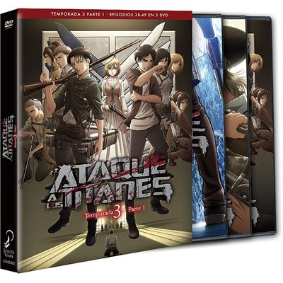 Selecta L'Attaque des Titans Saison 3 Episodes 38 au 49 / Shingeki no Kyojin (Attack on Titan) - Publicité Selecta L'Attaque des Titans Saison 3 Episodes 38 au 49 / Shingeki no Kyojin (Attack on Titan) - Publicité